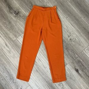 American Apparel- Rust Trousers